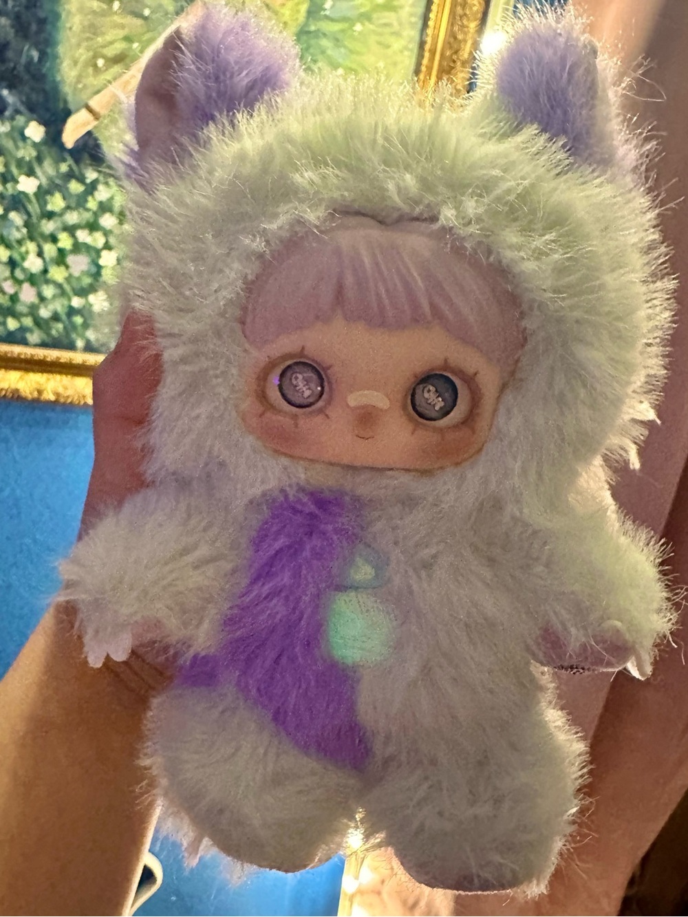 Meymei ghost kitty plush charm